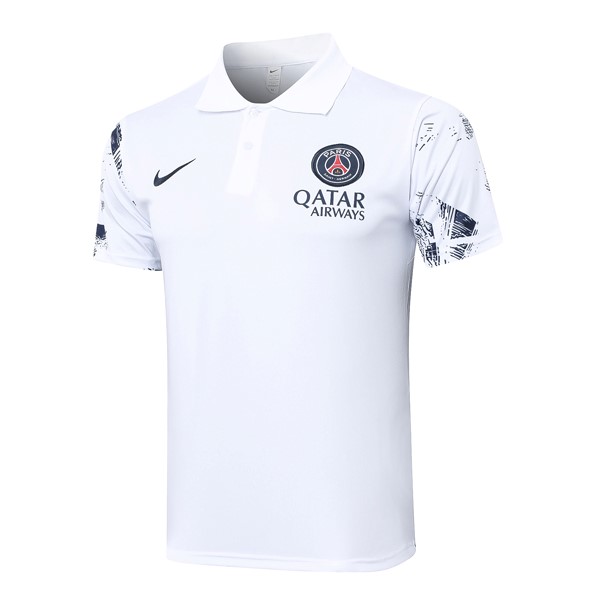 Polo PSG 2024-2025 Weiß 2